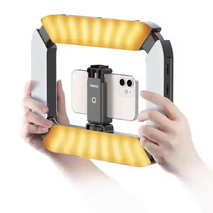 Handheld LED Video Light for Phone Vlogging & Calls