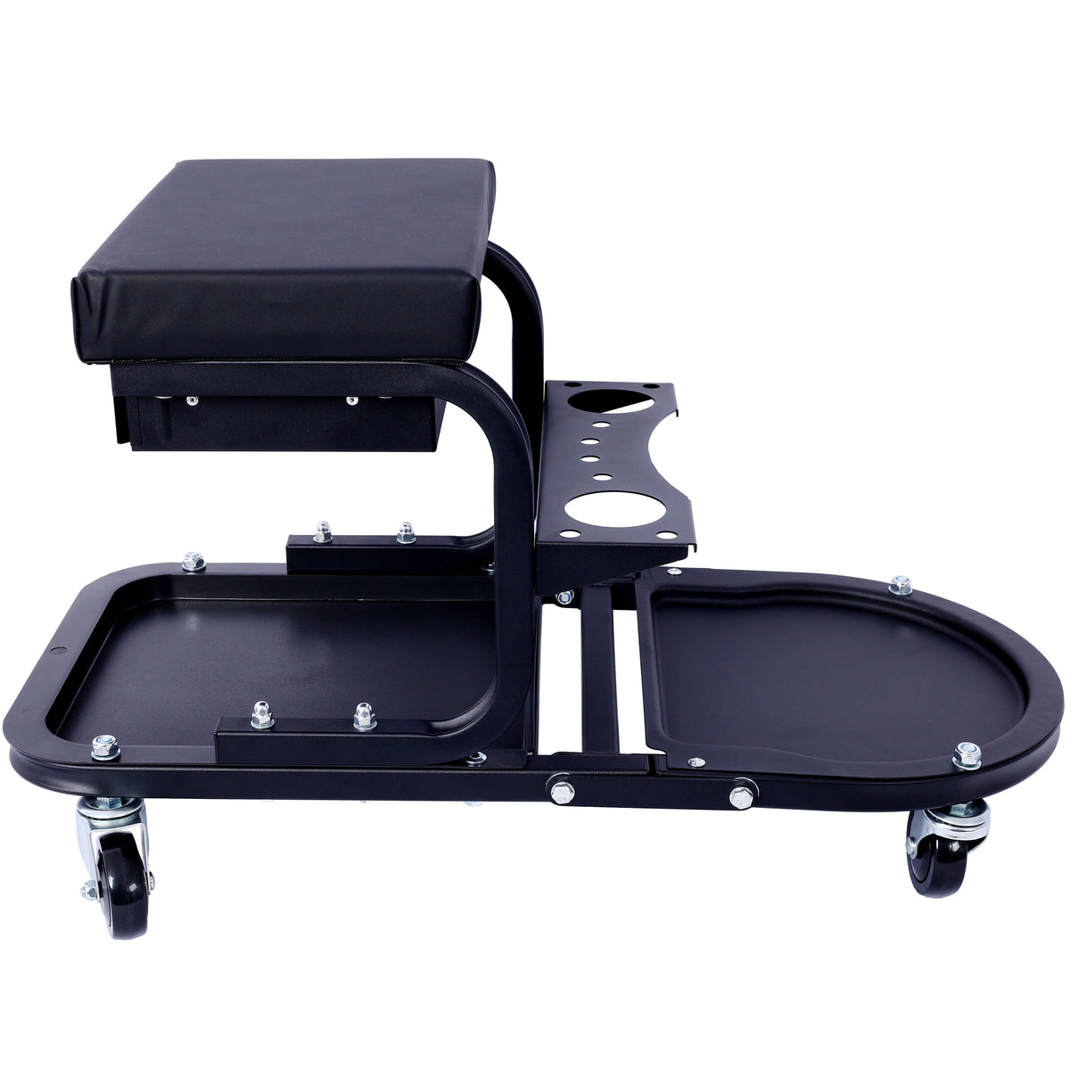 Rolling Creeper Seat with Tool Trays for Garage Work
