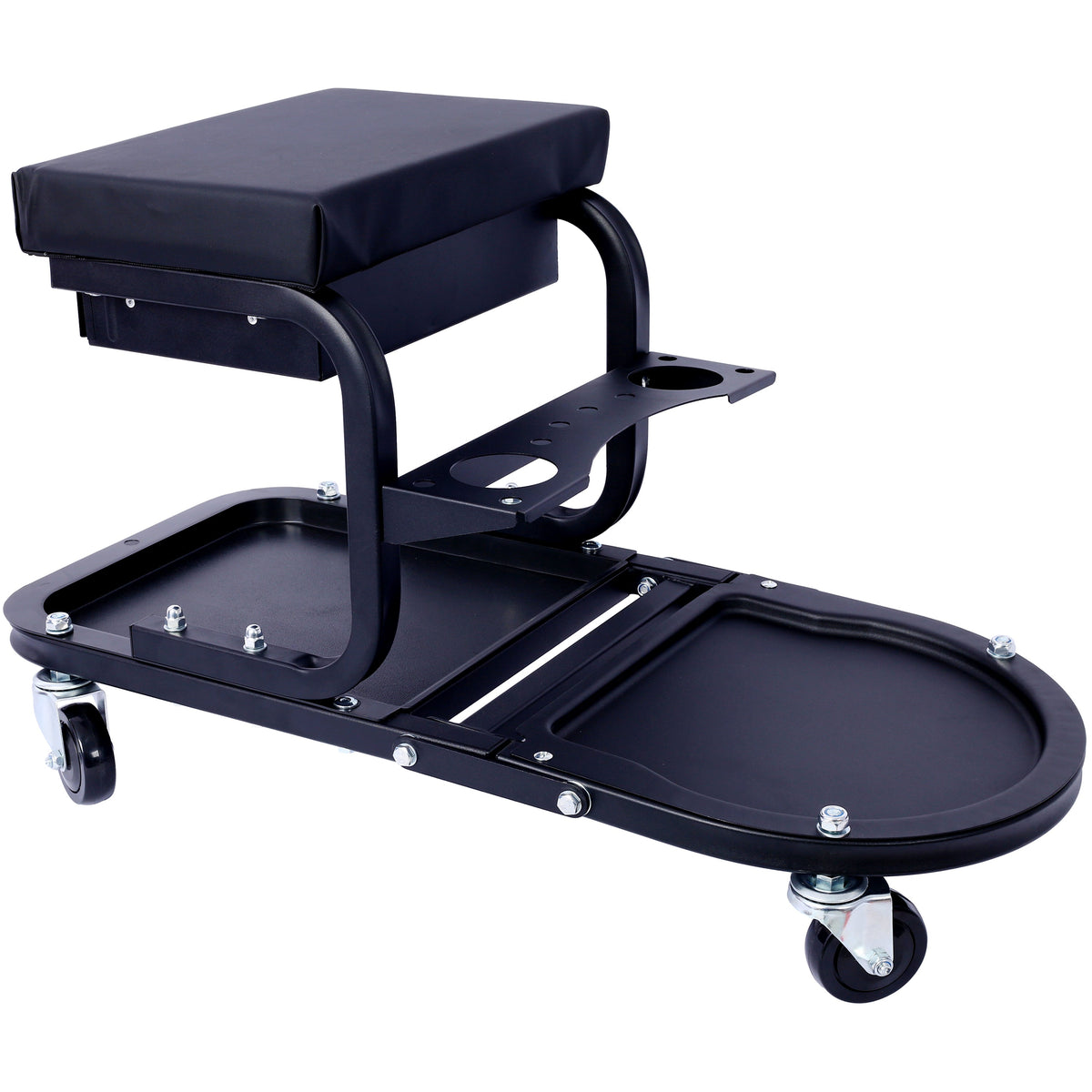 Rolling Creeper Seat with Tool Trays for Garage Work
