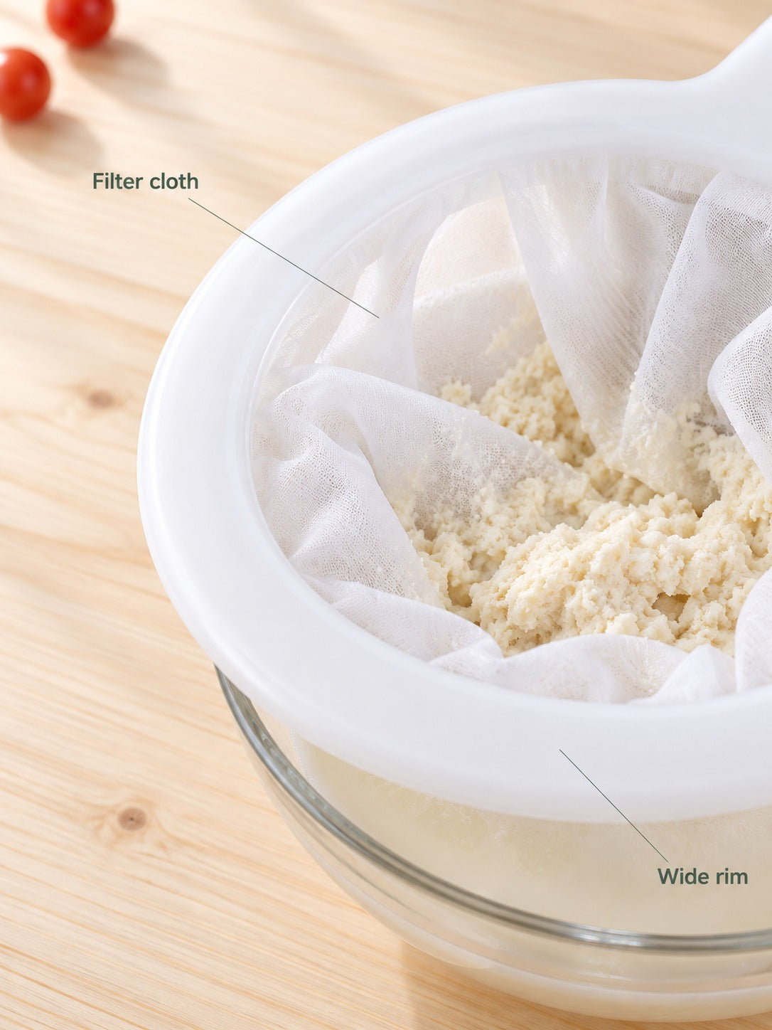 Ultra-Fine Soymilk Filter Strainer for Smooth Juice