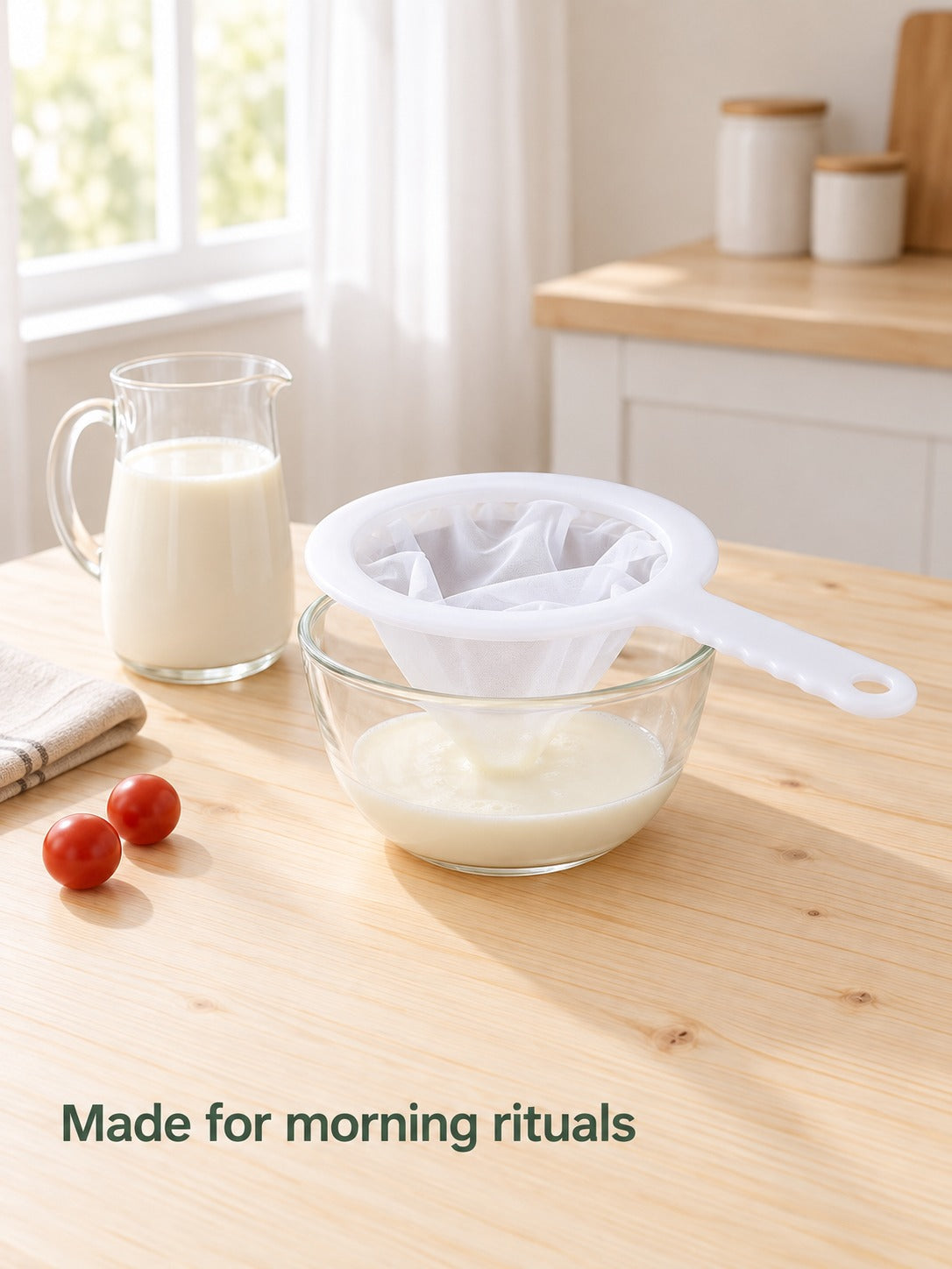 Ultra-Fine Soymilk Filter Strainer for Smooth Juice