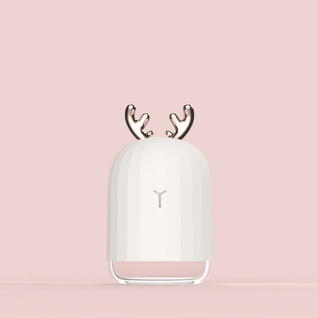 Cute Cordless Mini Humidifier with Night Light Lamp