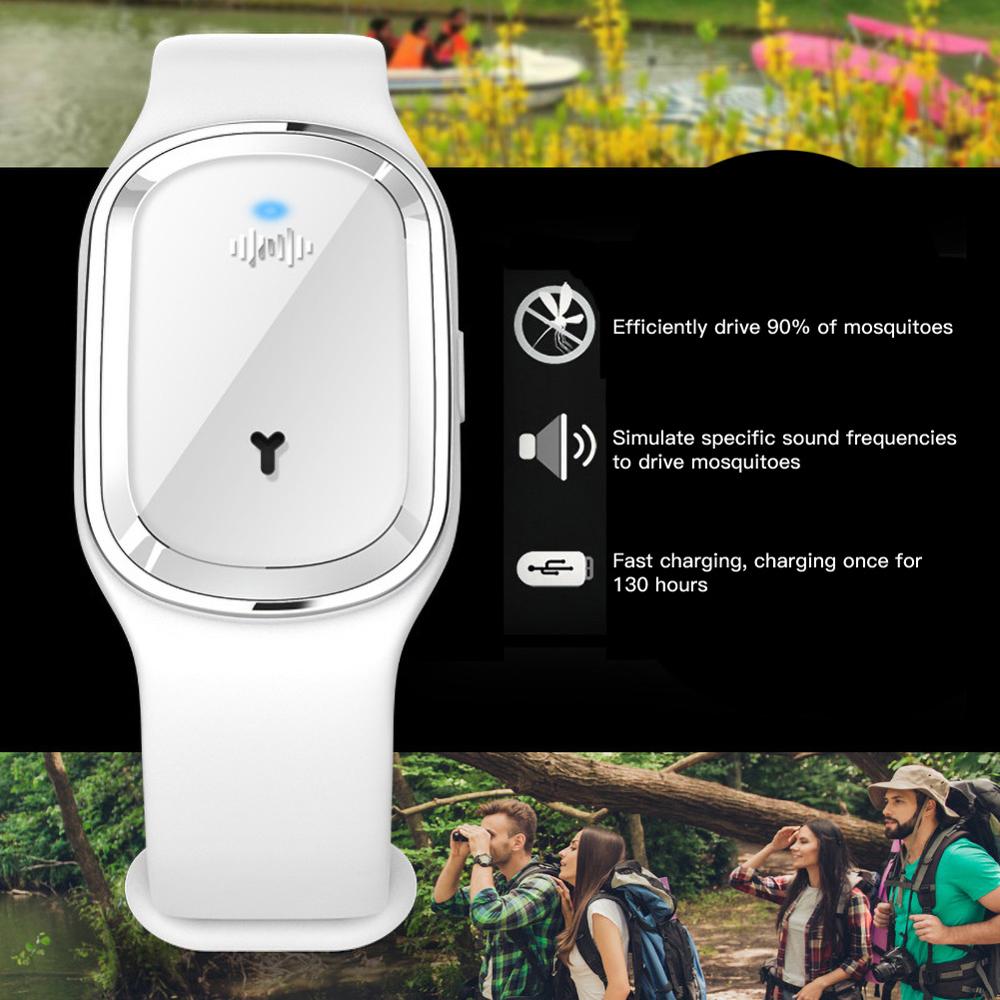 Ultrasonic Mosquito Repellent Bracelet for Hands-Free Use