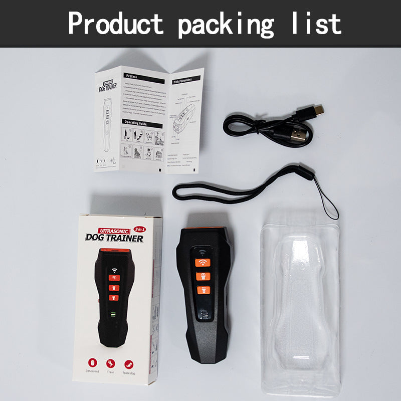 Portable Ultrasonic Bark Stopper for Everyday Training