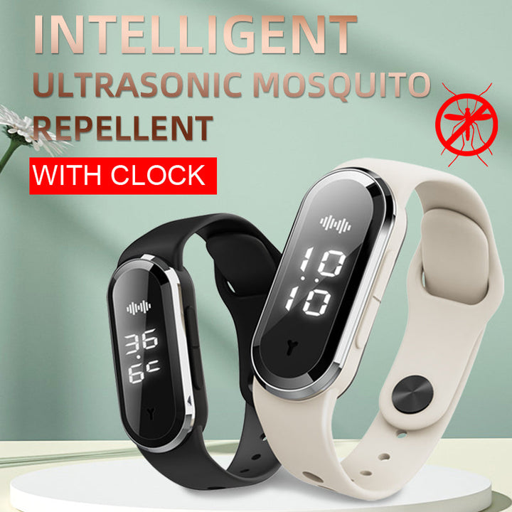 Ultrasonic Mosquito Repellent Watch for Outdoor Use