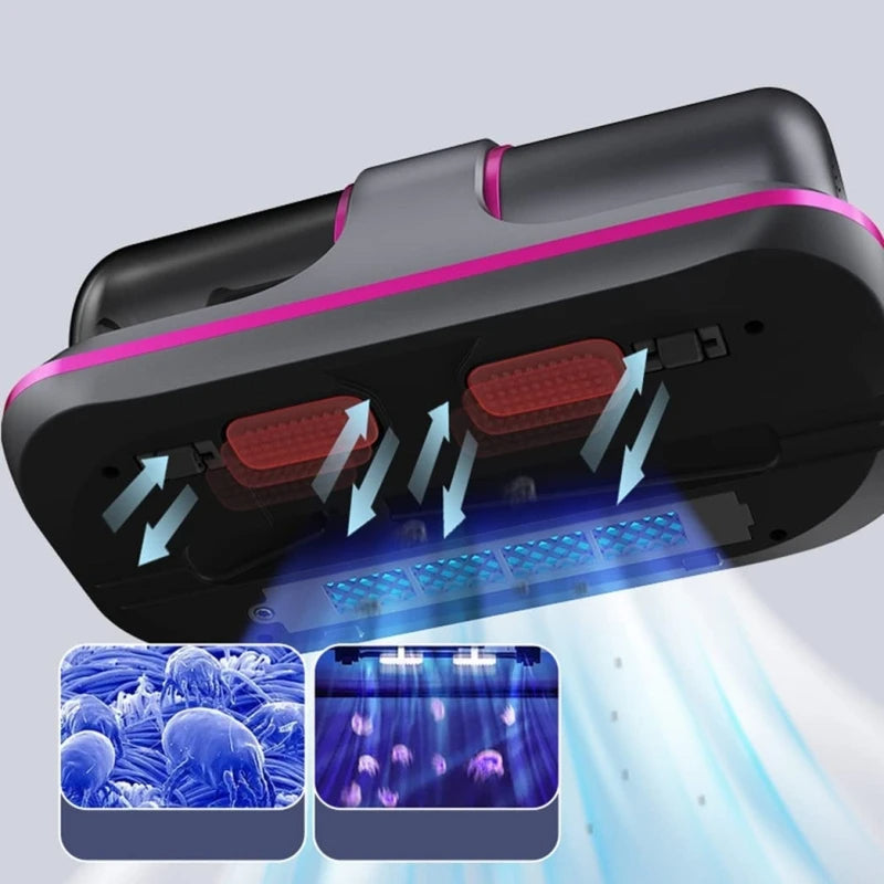 Handheld UV Mite Vacuum Cleaner with 2 Spare Filters