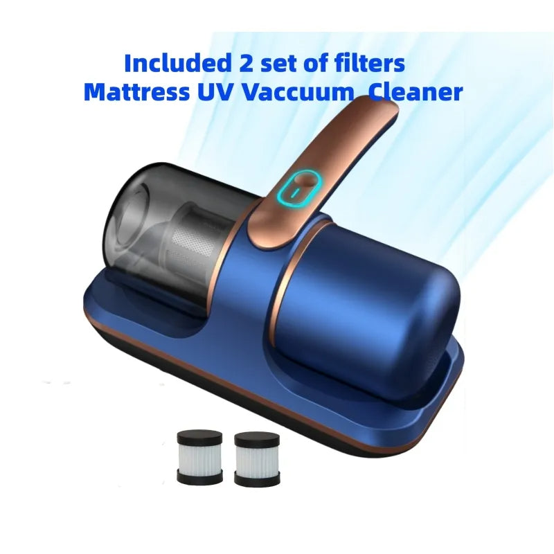 Handheld UV Mite Vacuum Cleaner with 2 Spare Filters
