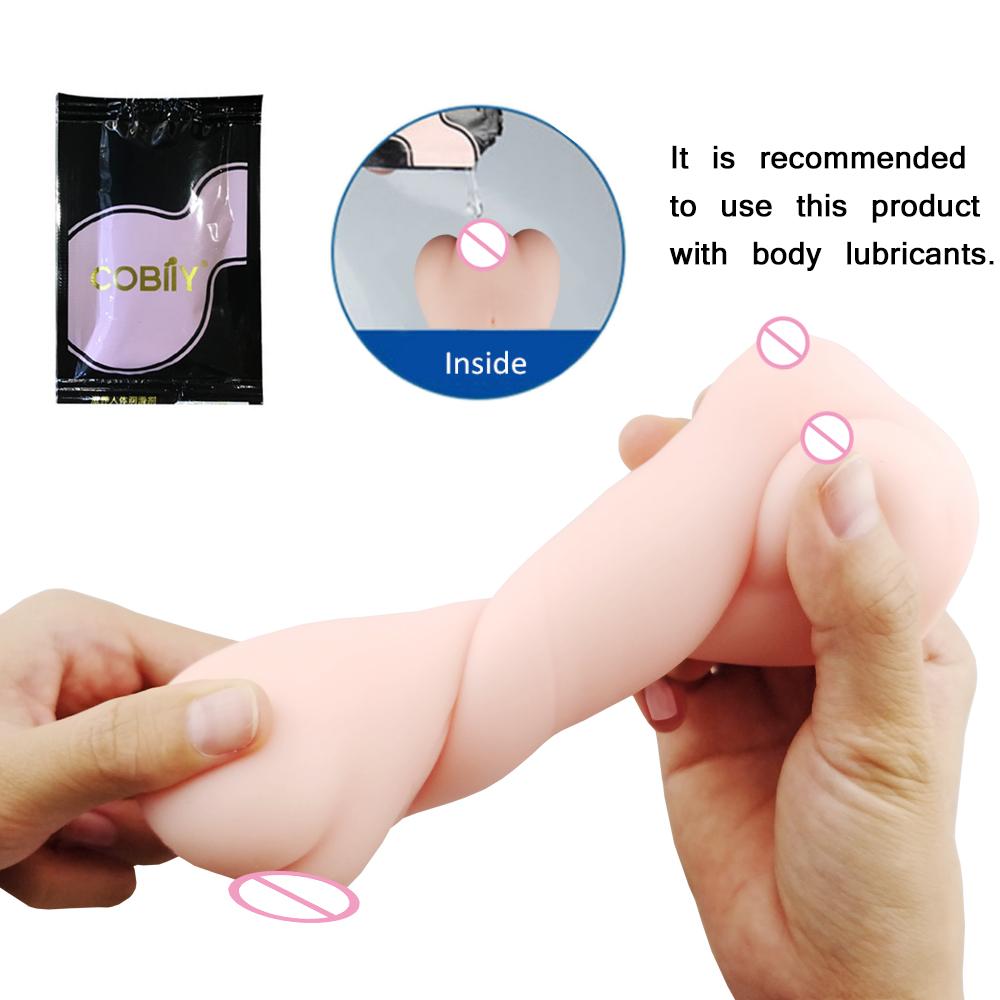 Male Masturbator with Soft Textured Internal Channel
