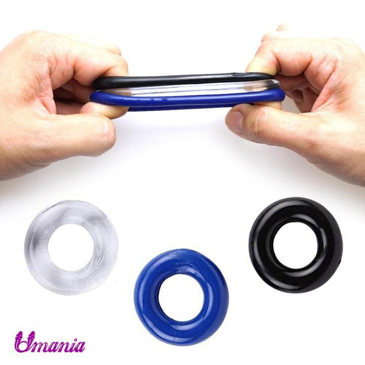 Silicone Cock Rings for Ejaculation Delay & Pleasure