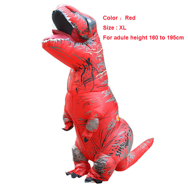 Adult T-Rex Inflatable Costume for Halloween Parties