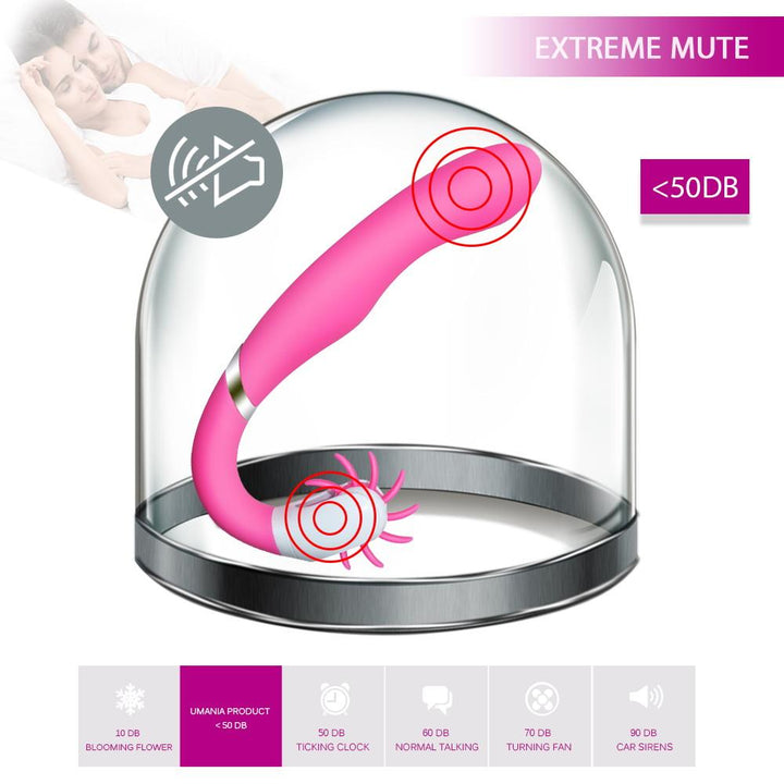 Dual Stimulation Clitoral & G-Spot Vibrator Toy