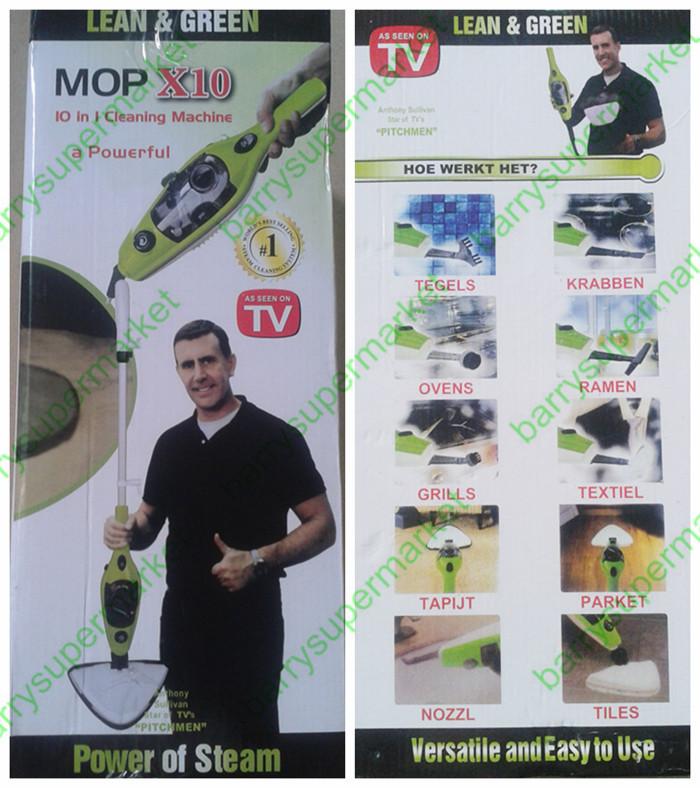 10-in-1 Steam Mop Cleaner for Floors, Ovens & Grills