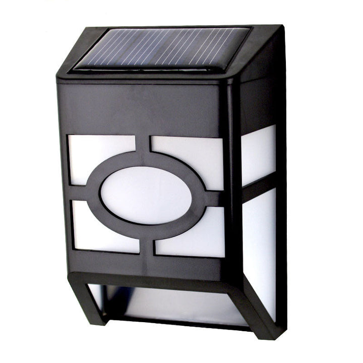 Solar Garden Wall Light: Bright LED Glow, No Wiring