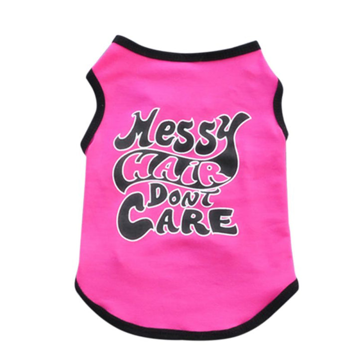 Pet Vest Shirt for Small Dogs & Cats | Messy Hair