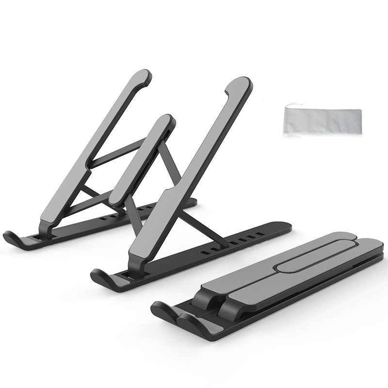 Foldable Laptop Stand with Adjustable Height & Cooling