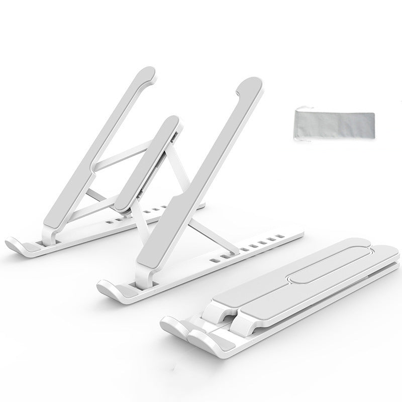 Foldable Laptop Stand with Adjustable Height & Cooling