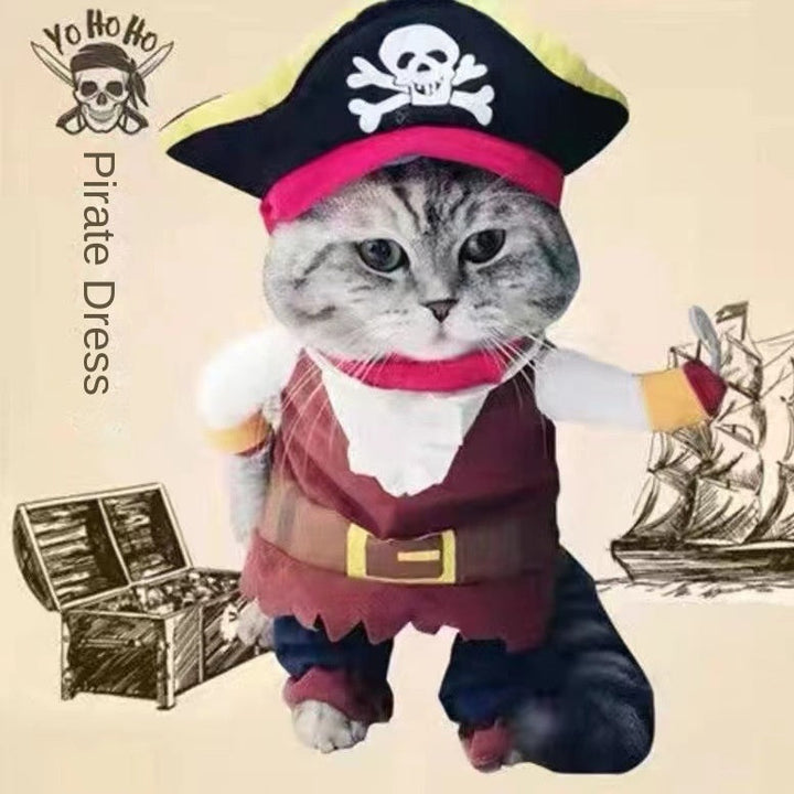 Dog Pirate Costume Set for Cute Party Photos & Events