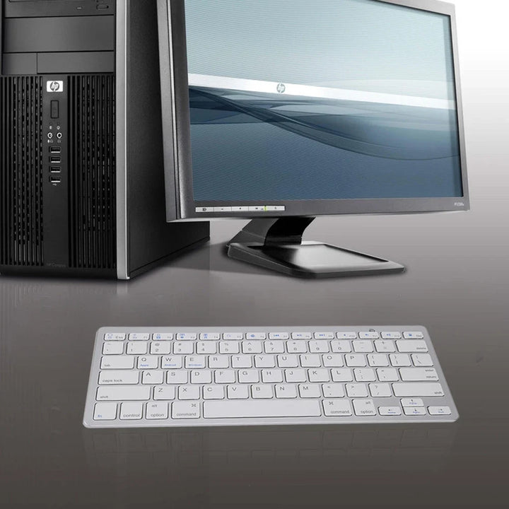Slim Bluetooth Keyboard for iPad, Mac, Android & PC