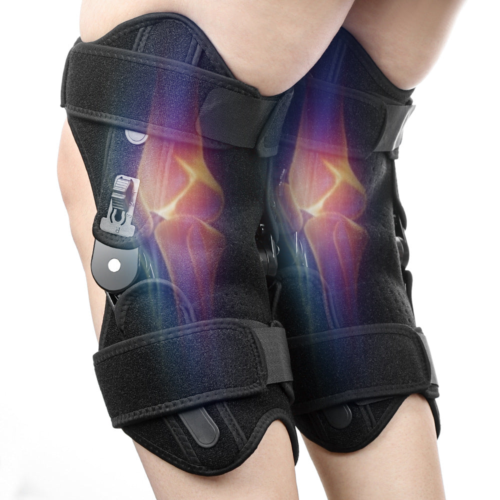 Adjustable Knee Brace with Spring Hinge for Stairs