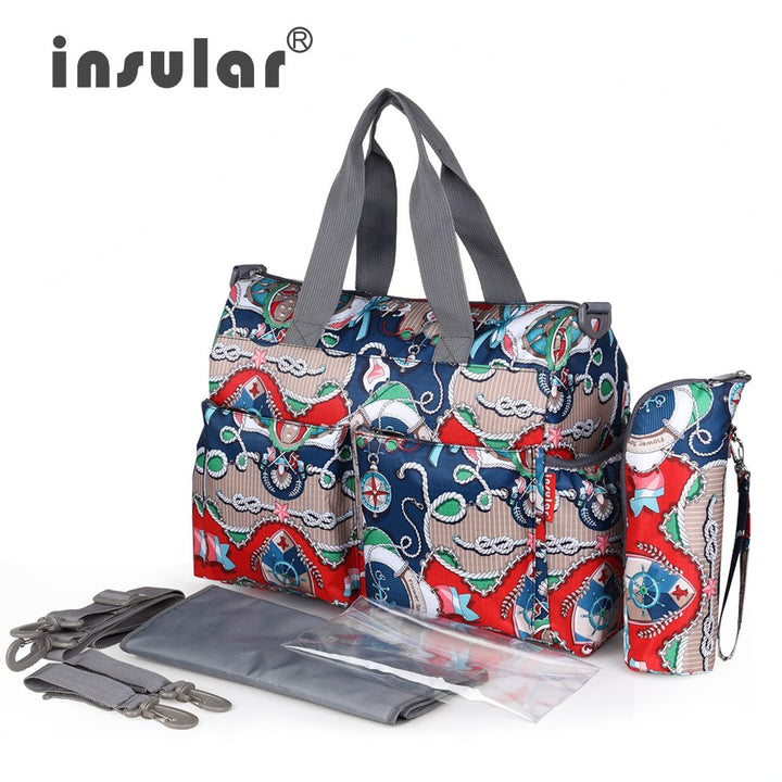 Fashion Diaper Bag With Organized Hands-Free Storage