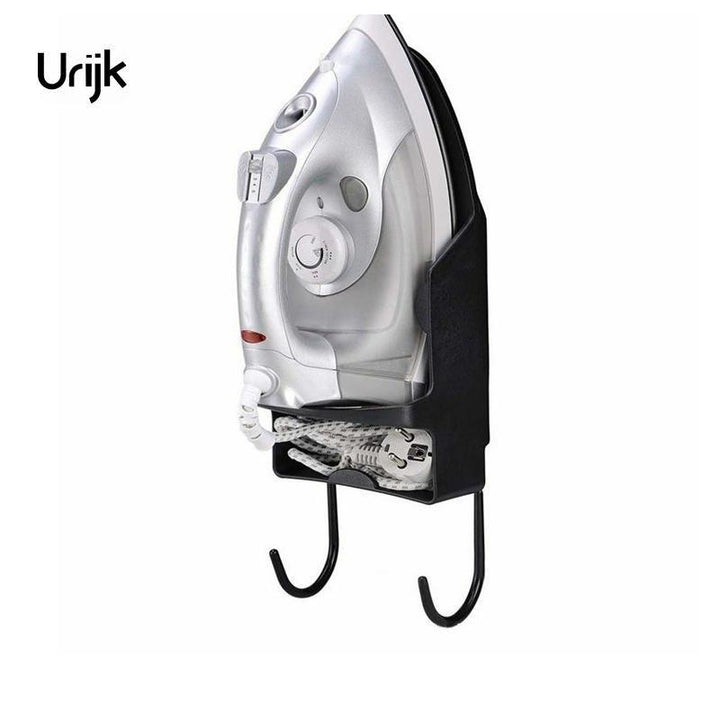 Wall Mount Iron Holder with Cord Tray for Laundry Room
