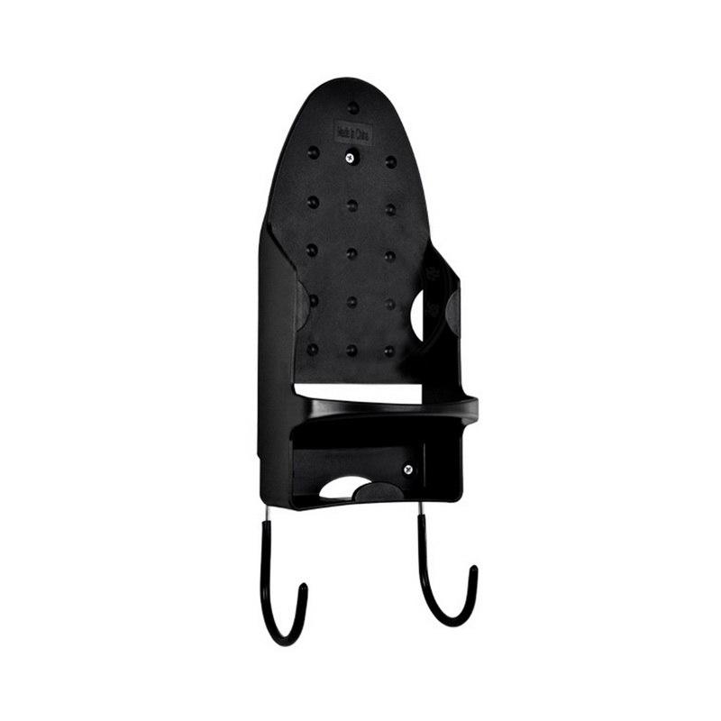 Wall Mount Iron Holder with Cord Tray for Laundry Room