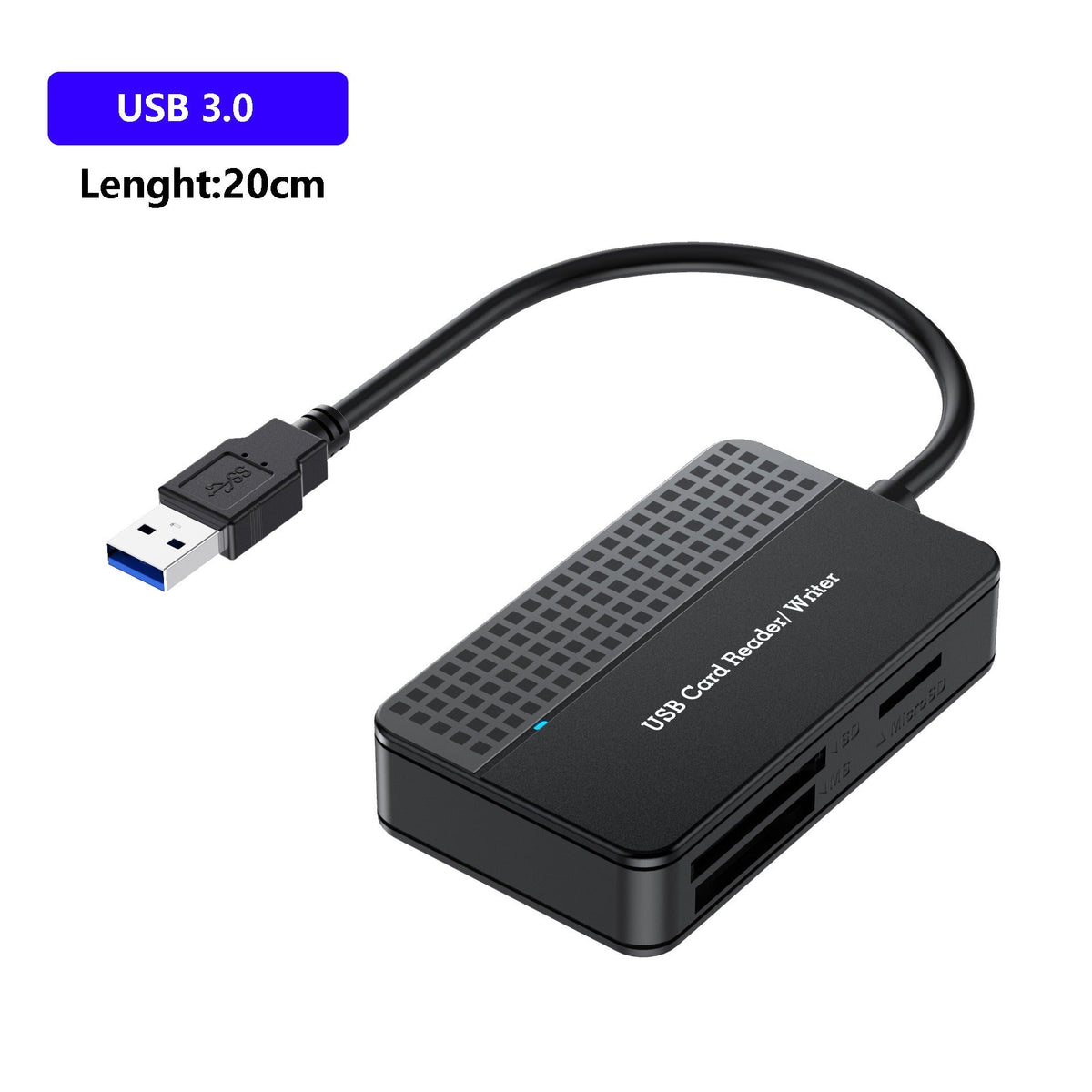 CF SD microSD Memory Stick Card Reader USB-C