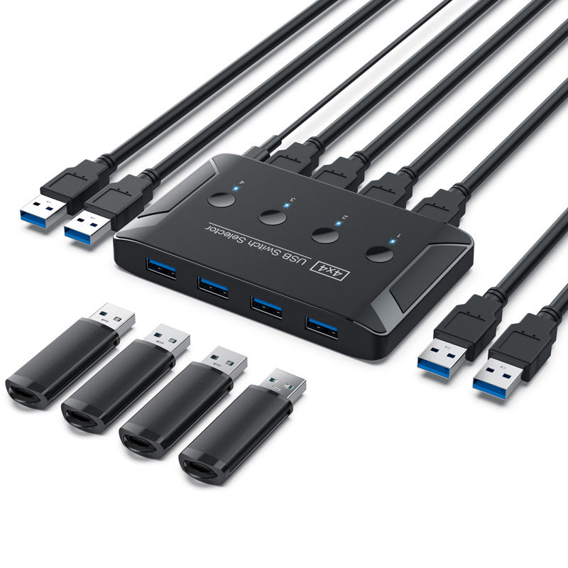USB 3.0 Printer Sharer Switch: Share 4 Devices Across 4 PCs