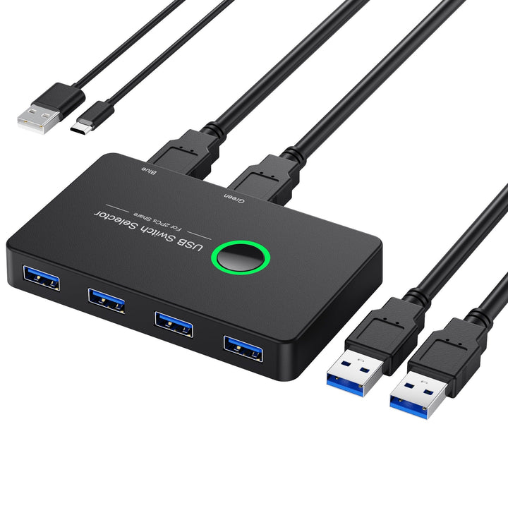 USB 3.0 Switch: Share 4 Devices Between 2 Computers