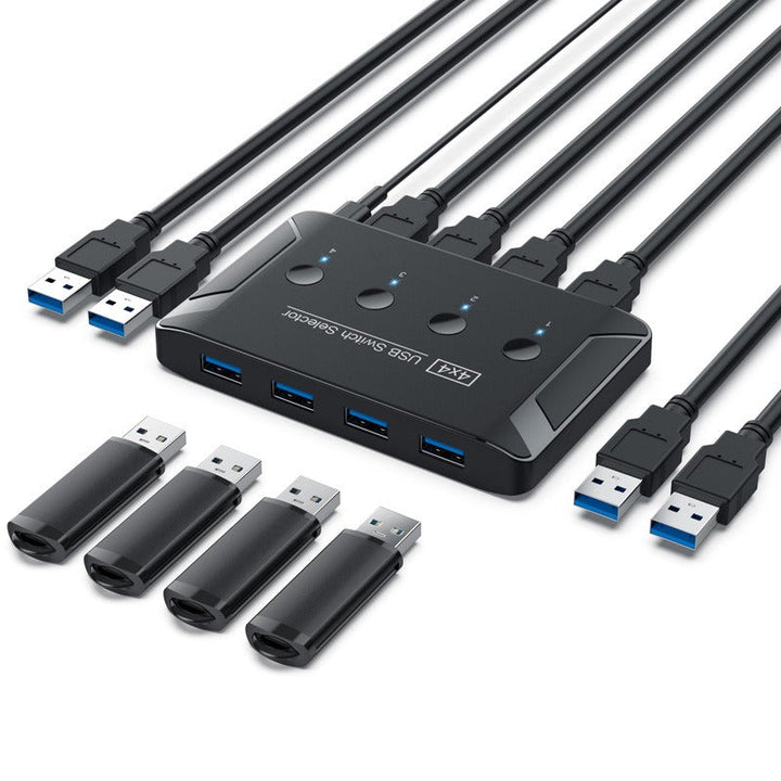 USB 3.0 Switcher: Share 4 Devices Across 4 Computers