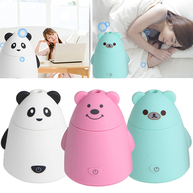 USB Air Humidifier Bear: Soft Desk Mist for Dry Air