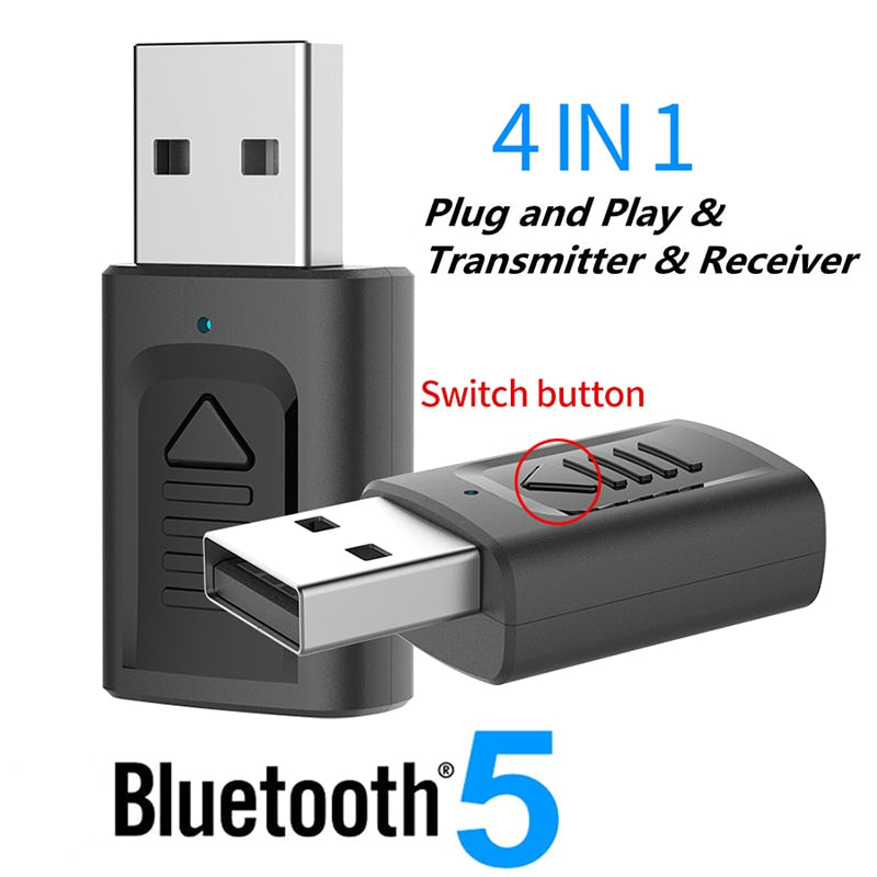 USB Bluetooth 5.0 Adapter: Wireless Audio for Car & TV