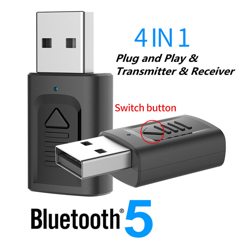 USB Bluetooth 5.0 Adapter: Wireless Audio for Car & TV