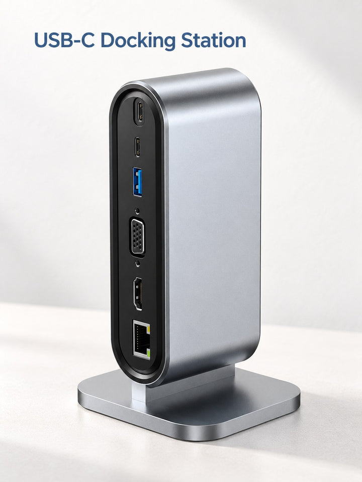12-in-1 USB-C Docking Station: 100W PD, 4K & Ethernet