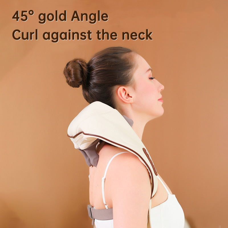 Heated Shiatsu Neck Shoulder Massager With USB-C Charge
