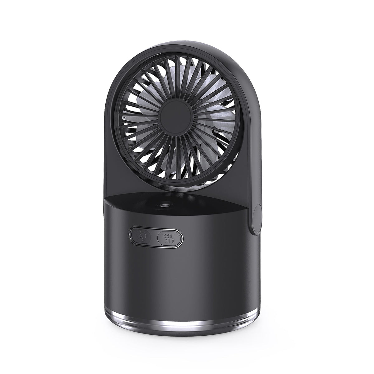 Desk Fan with Mist Spray: 3-Speed USB Cooling