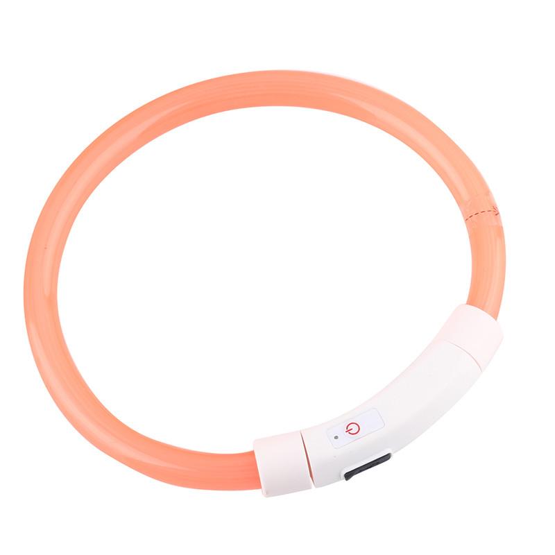 Rechargeable LED Dog Collar That Glows on Night Walks