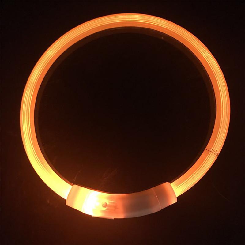 Rechargeable LED Dog Collar That Glows on Night Walks