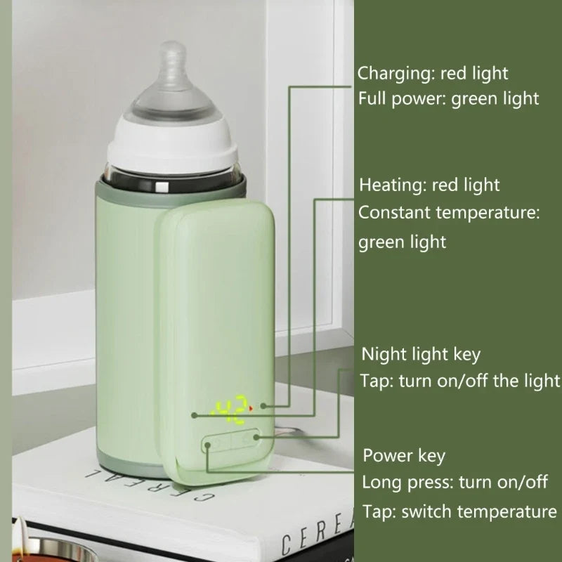 USB Bottle Warmer With Adjustable Temperature Control