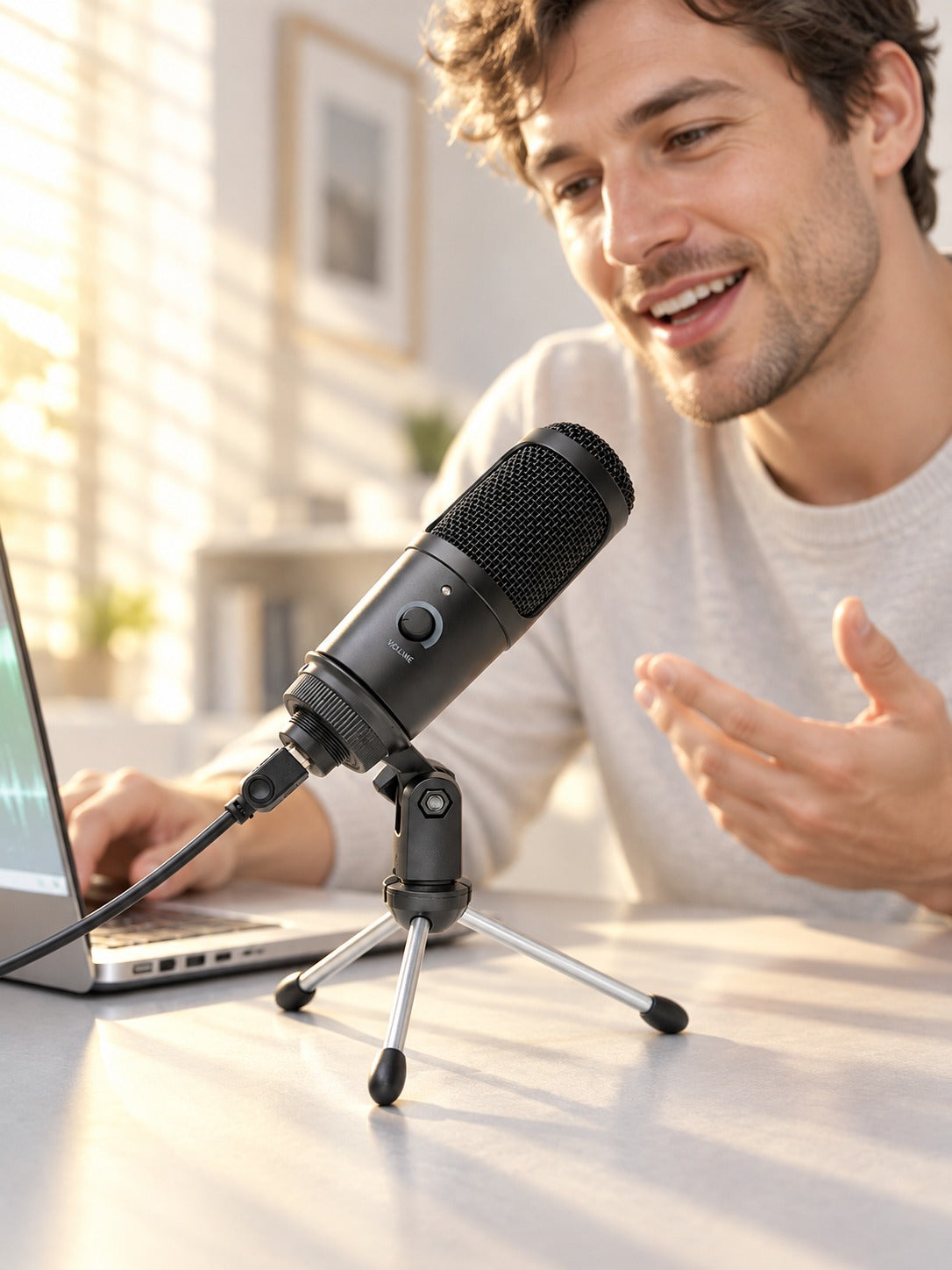 USB Condenser Mic for Streaming, Recording and Karaoke