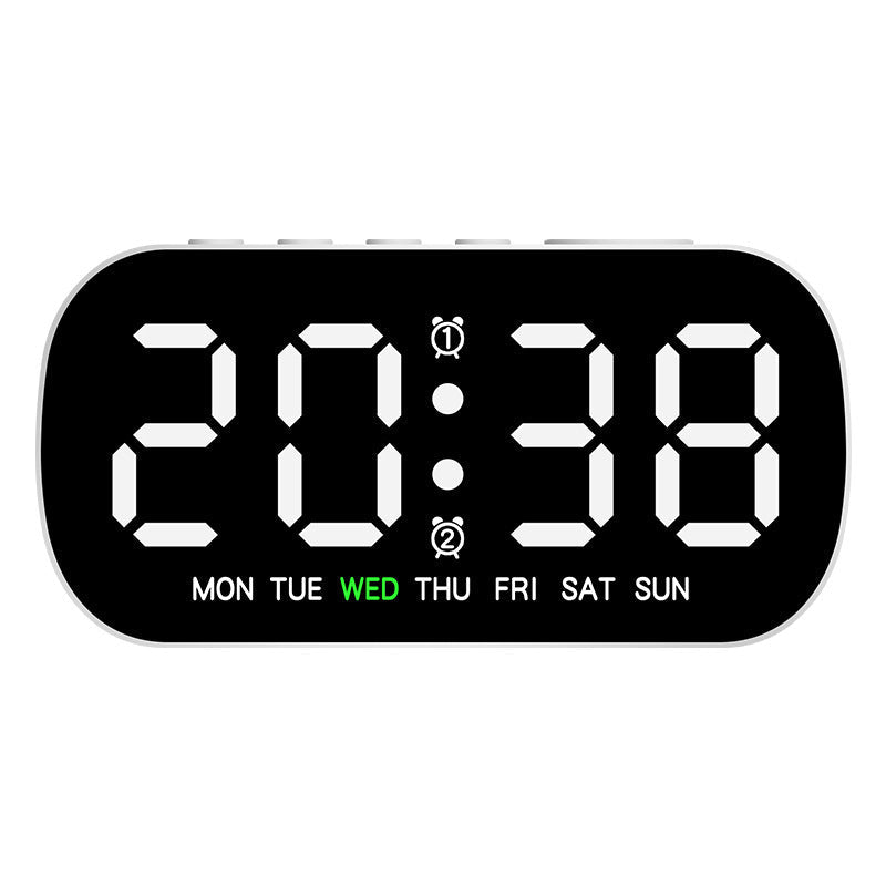 USB Digital Alarm Clock With Dual Alarms & Night Mode