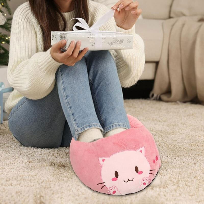 USB Heated Foot Warmer Booties for Plush Winter Comfort