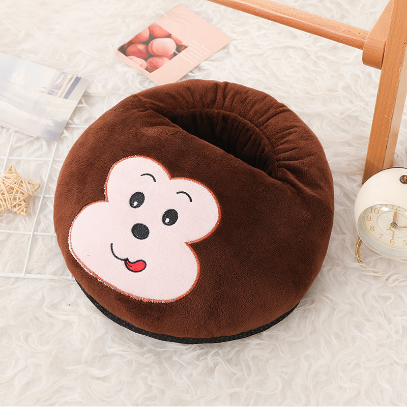 USB Heated Foot Warmer Booties for Plush Winter Comfort