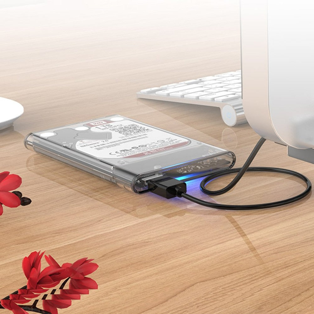 Aluminum USB 3.0 Hub with 4 Ports and Clip Mount for Desks