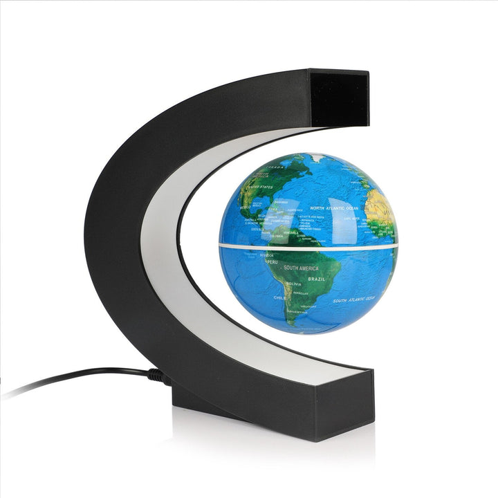 Magnetic Levitation Globe With Colorful LED Lighting
