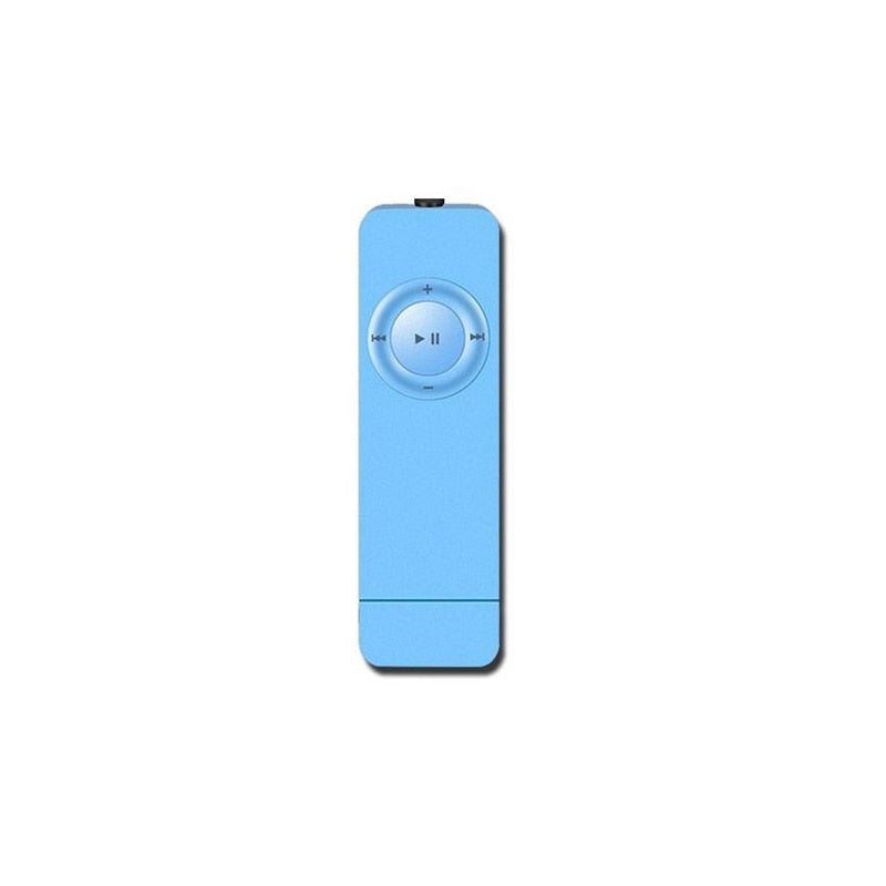 USB MP3 Player with Click Wheel, Slim Pastel Design