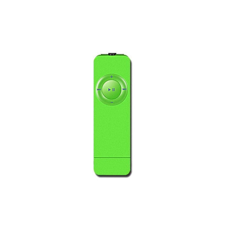 USB MP3 Player with Click Wheel, Slim Pastel Design