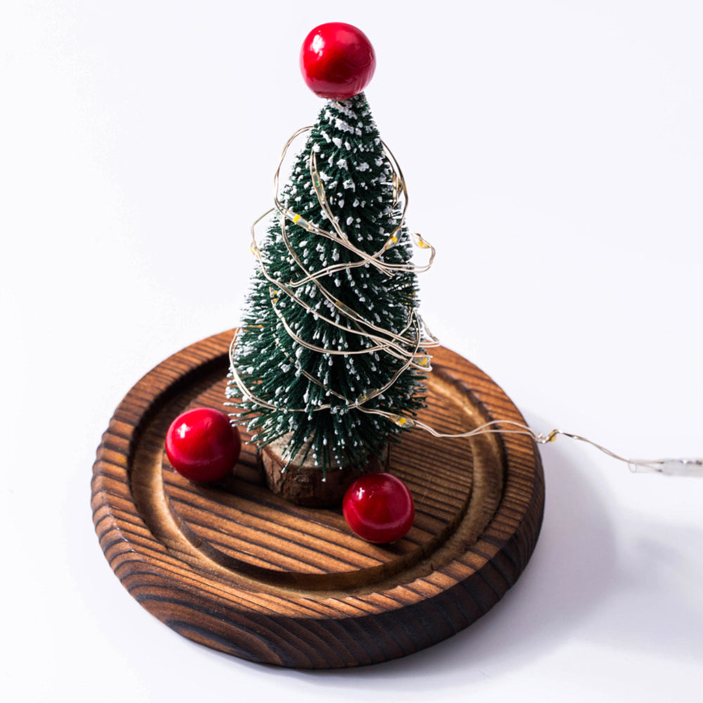 USB LED Christmas Tree Dome Lamp for Small Spaces