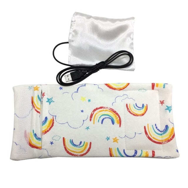 USB Baby Bottle Warmer Travel Sleeve for On-the-Go
