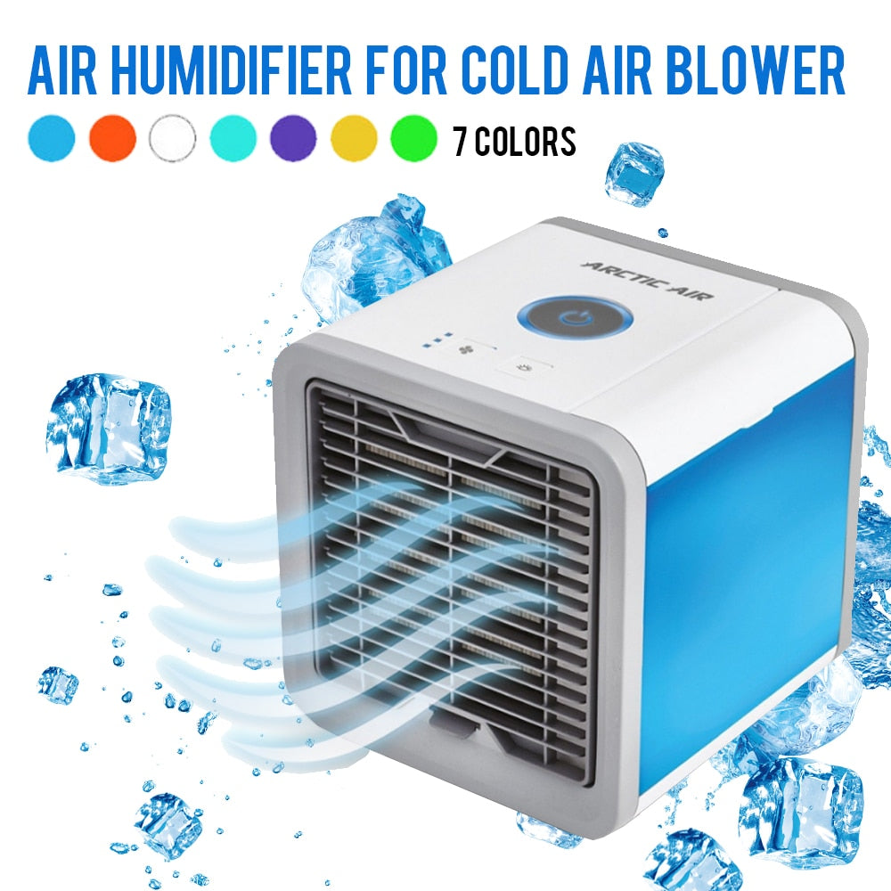 USB Mini Desk Air Cooler: Quiet Personal Cooling Fan